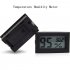 Mini LCD Digital Thermometer Fridge Freezer Thermometer for Fish Tank Aquarium black
