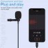 Mini Microphone Type c Noise reduction Lavalier Clip on Recording Microphone Compatible For Ios Huawei Xiaomi type C interface