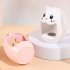 Mini Nail Dryer Creative Cat Shape 3 Lamp Beads Nail Gel Manicure Machine Finger Art Tool Gel Polish Nail Lamp Accessories White