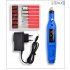 Mini Professional Electric Nail Kit Manicure Pedicure Tool Exquisite Nail Polisher Grinder  American Blue