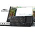 Mini Bluetooth Keyboard with Touchpad and Laser Pointer