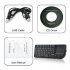 Mini Bluetooth Keyboard with Touchpad and Laser Pointer