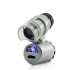 Mini Digital Microscope for iPhone 4  60X Magnification  2 LEDs  1 UV Light 