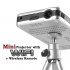 Mini Projector with Wifi   Wireless Remote