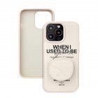 Mobile Phone Case For Iphone 14 Pro Max / Iphone 13 Shockproof Back Cover With Bracket White for iPhone14promax