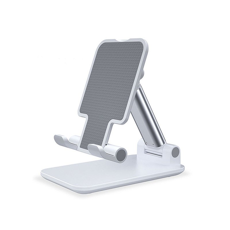 Mobile Phone Holder Stand Adjustable Tablet Stand Desktop Holder Mount For IPhone IPad  white