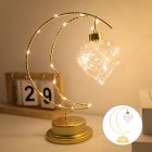 Moon Love Star Decorative Lamp Energy Saving Night Light Desk Lamp Birthday Gift