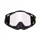 Motorcycle  Goggles Outdoor Off-road Goggles Riding Glasses Windproof Dustproof riding glasses All black + black (silver)