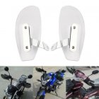 <span style='color:#F7840C'>Motorcycle</span> Hand Guard Handguard Wind Deflector Shield Protector For Honda 10mm Transparent