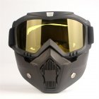 Motorcycle Helmet Mask Riding Off-road <span style='color:#F7840C'>Equipment</span> Outdoor Military Enthusiasts CS Goggles Mask