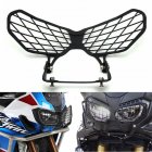 Motorcycle Modification Headlight Grille Guard Cover Protector for HONDA CRF1000L black