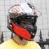 Motorcycle Racing Helmet Men and Women Motorcycle Helmet Double Lenses Compatiable with Glasses Safe ECE Standard Helmet Motorcycle Accessaries Demon XL