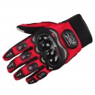Motorcycle Riding Gloves Non-slip Wear-resistant Anti-fall Full Finger Gloves For Skiing Skating Fishing red M