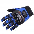 Motorcycle Riding Gloves Non-slip Wear-resistant Anti-fall Full Finger Gloves For Skiing Skating Fishing blue M