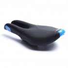 Mountain Bike Saddle Fixed Gear Highway Bicycle Seat Fork Seat Black blue_270*130mm
