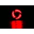 Multi Lighting Modes Bicycle Light USB Charge Led Bike Light Flash Tail Rear Bicycle Lights for Mountains Bike Ordinary red