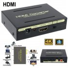 Multi-functional Audio Splitter HDMI To HDMI Audio Signal Converter Black