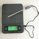 Multifunction Stainless Steel Kitchen Coffee Electronic Scale for Weighting Timing Thermometer 2kg/0.1g Photo Color