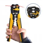 Multifunctional Wire Stripping Pliers 5-in-1 Adjustable Wire Stripper Tool With Cutting Crimping For Efficient Electrical Work Yellow