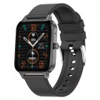Mx7 Men Women Smart Watch Body Temperature Text Bluetooth-compatible Call Ip68 Waterproof Sports Bracelet black