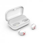 New TWS Bluetooth Headset A8 Binaural 5.0 Stereo Smart Charging Warehouse Waterproof Wireless Headset White English version