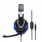 Non-lighting Gaming Headset Internet Cafe Headphone for PS4 Gaming Computer Switch Black blue PS4