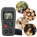 O3m2 Digital Lcd Wood Hygrometer Moisture Meter Detector Tester <span style='color:#F7840C'>Measurement</span> <span style='color:#F7840C'>Tool</span> Without battery