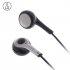 Original Audio Technica ATH C770 Wired Earphone HiFi Headphone Univers Cellphone Headset Wide Compatibility Sports Earbuds black
