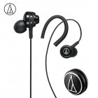 <span style='color:#F7840C'>Original</span> Audio-Technica ATH-COR150 Wired Earphone In-ear Sport Headset Adjustable Ear-hook Headphone Sweatproof Design Black