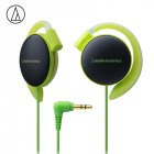 <span style='color:#F7840C'>Original</span> Audio-Technica ATH-EQ500 Wired Earphone Music Headset Ear Hook Sport Headphone Surround Bass For Xiaomi Huawei Oppo Etc Green