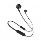 Original JBL T205bt Bluetooth-compatible Headset Wireless Semi-in-ear Headphones Ergonomic Earbuds Universal Mobile Phone Music Earplugs green