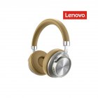 Original LENOVO Hd800 Bluetooth 5.0 Headset Wireless Foldable Noise Cancelling Sport Stereo Gaming  Earphone Golden