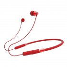 Original LENOVO He05 Wireless Neckband <span style='color:#F7840C'>Earphone</span> Bluetooth 5.0 Stereo Sports Magnetic Ipx5 Waterproof Headset red