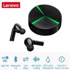 Original LENOVO Gm1 Wireless Bluetooth Gaming Headset Tws Earbuds Ipx5 Waterproof Touch Control With <span style='color:#F7840C'>Microphone</span> black
