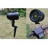 Outdoor 240mW RGB Laser Projector has an IP65 Waterproof Rating and is Suitable For Gardens and Holiday Decorations
