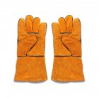Outdoor Bbq Long Anti-scalding Gloves Heat Insulation Oven Protective Gloves