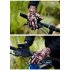 Outdoor Waterproof Camouflage Sports Touch Screen Ski Gloves Hiking Fishing Full Finger Zipper Gloves Blue camouflage L