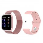 P70 Smart Watch Blood Pressure Measurement Heart Rate Monitor Fitness Bracelet Watch Women Men Smartwatch Support IOS Android Pink