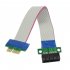 PCI Expres x1 PCI E Riser Card Extender Extension Ribbon Flex Relocate Cable PCI E