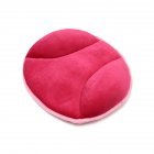 PP Cotton Solid Color Car Seat Cushion Car Home Dual-use Seat Cushion Rose