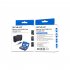 PULUZ Portable Waterproof Drop proof Card Storage Case for TF CF SD SIM Black blue