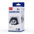 Panda Type For Ps5 Gamepad Fast Charging Base 2 port Charger With Breathing Light Charger Black and White