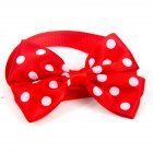 Pet Christmas Bowtie Collar Pet Neck Bows with Bell
