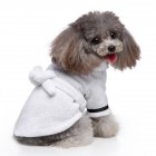 Pet Clothes Hotel Bath Towel Dog Cat Bathrobe Nightgown Pajamas white_XL