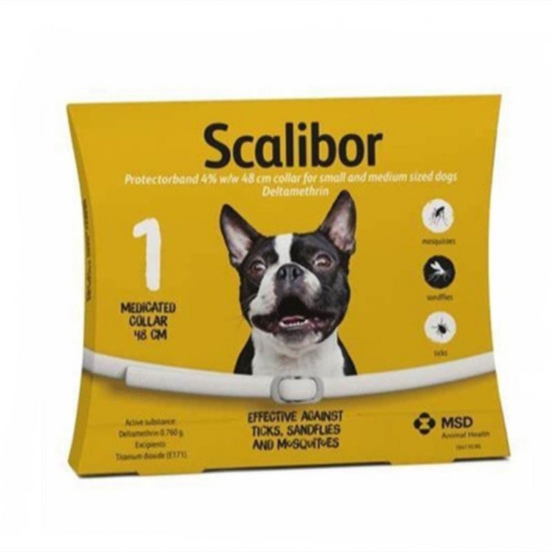 Pet Dogs Safe Flea Collar Lightweight Adjustable Size Natural Herbal Ingredients For Flea Tick Prevention small dog 48CM