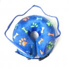 Pet Inflatable Cone Anti-bite Anti-lick Elizabethan Collars Protective Headgear For Stop Licking Biting Wounds blue M