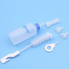 Pet Nursing Feeding Bottle with Cleaning Brush Pacifier Kit for Dog Puppy Cat  blue