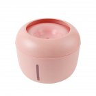 Pet Water Dispenser Circulating Water Source Spring Type Non-wet Mouth Water Basin Cat and Dog Bowl Pink
