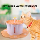 Pet's Water Dispenser 2.6L Ultra-quiet Household Pet Water Dispenser Orange
