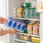 Plastic Beer Soda Can Storage Holder for Refrigerator Fridge Organizer Rack Kitchen Space Saver Holders 29.5 * 7 * 10.5CM